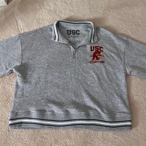 USC Quarter Zip Sweatshirt